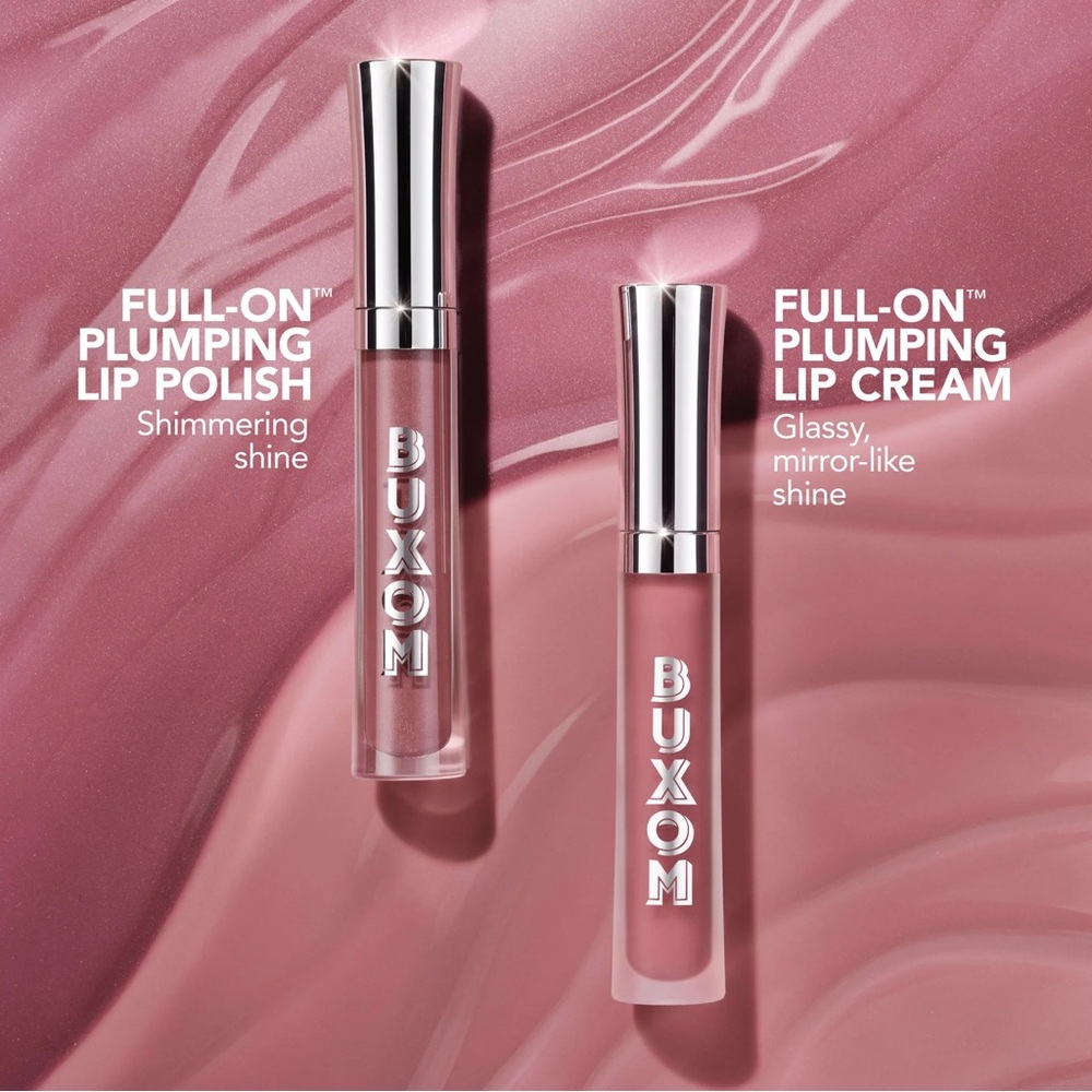 Buxom Christina Full-On Plumping Lip Polish Gloss- rose w/ golden pink shimmer - Picture 5 of 10